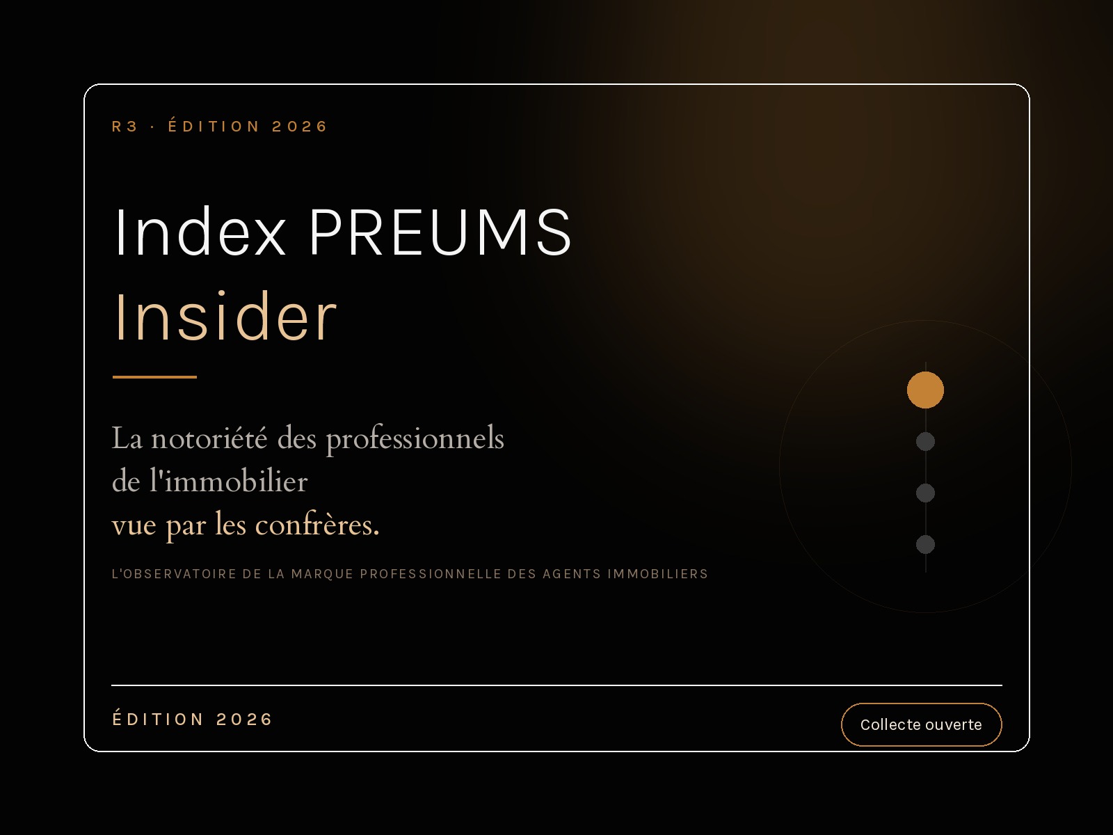 Index PREUMS Insider, édition 2026